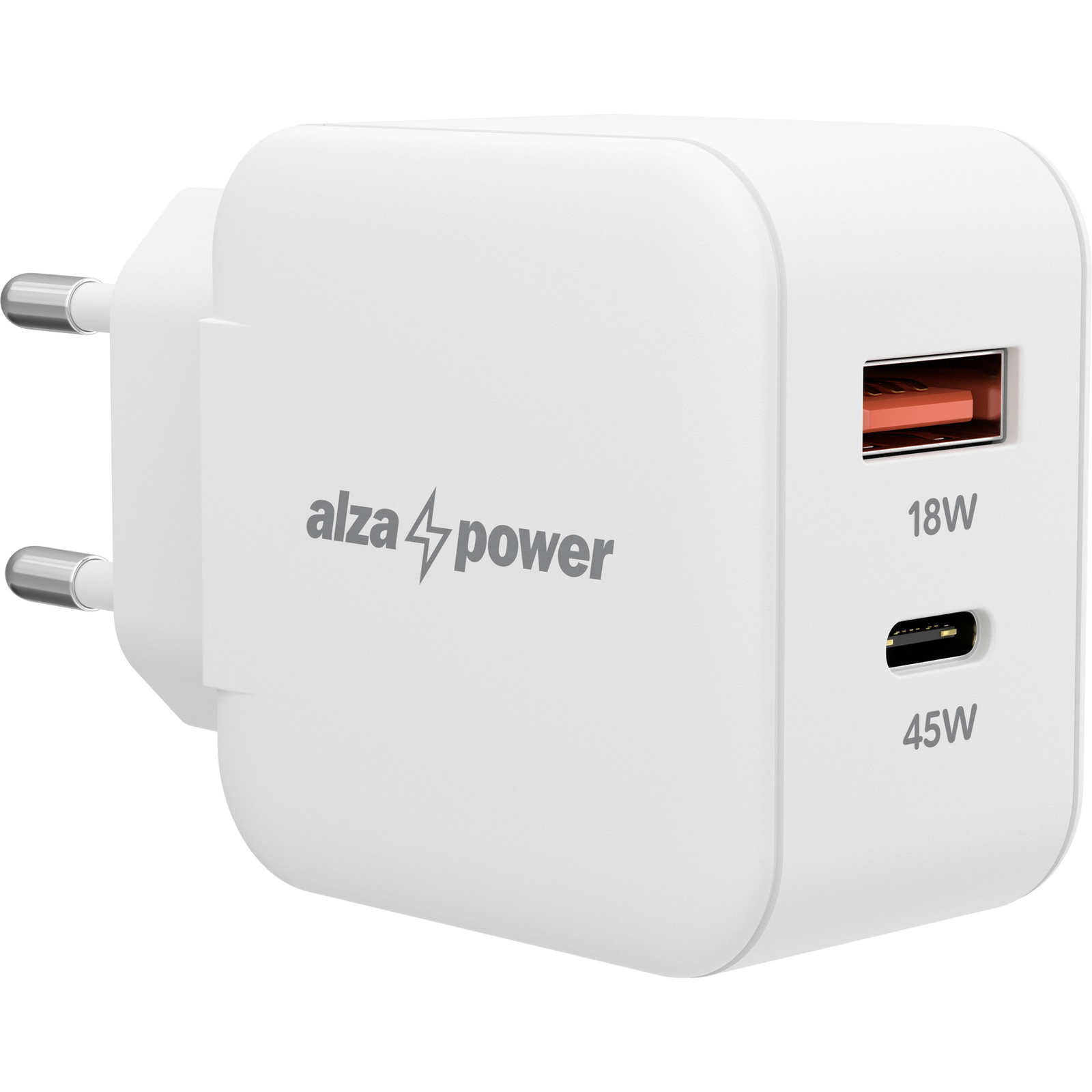 AlzaPower A145 Fast Charge - 45W, fehér (APW-CCA145W)