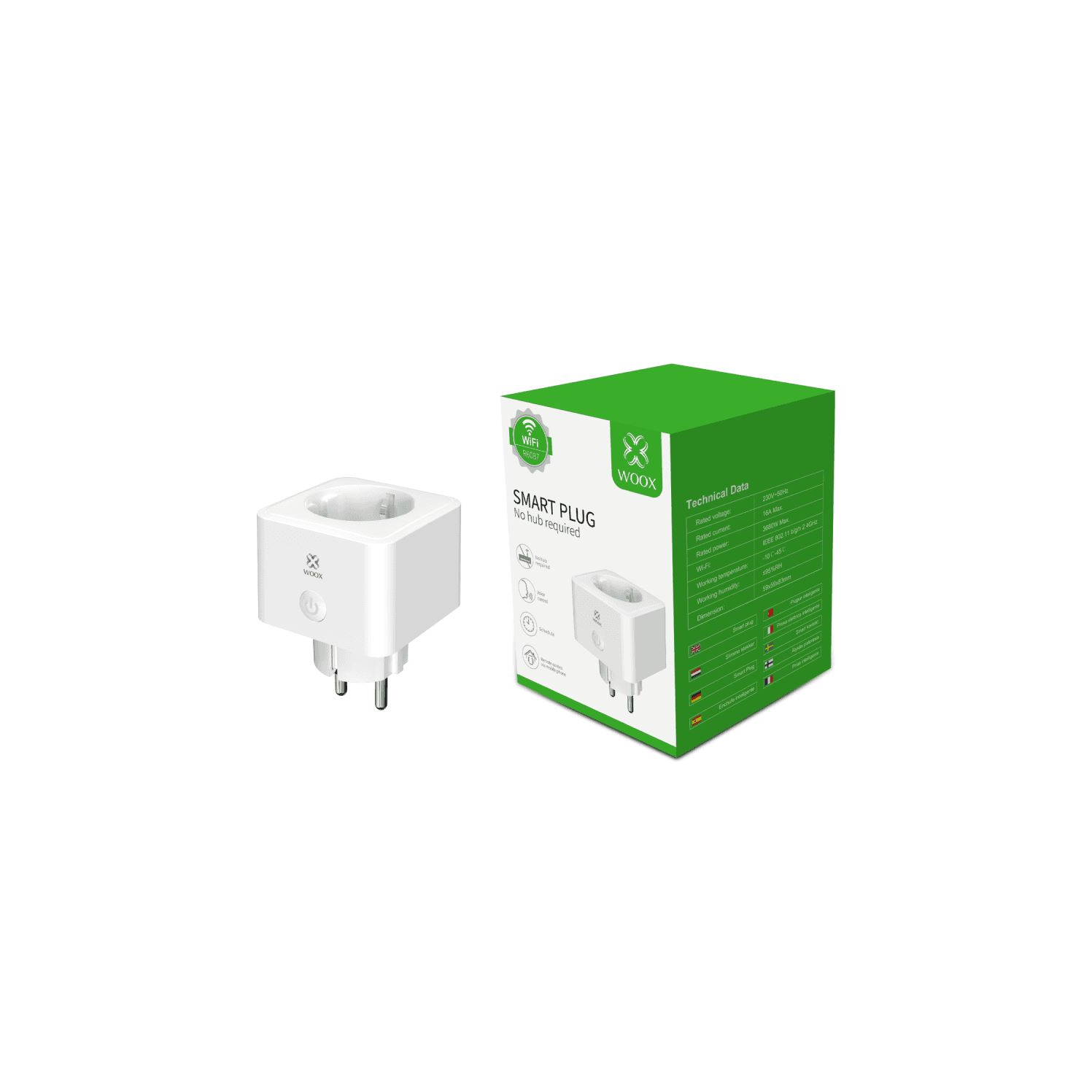 Woox Smart Home okos dugalj fehér (R6087) (R6087)