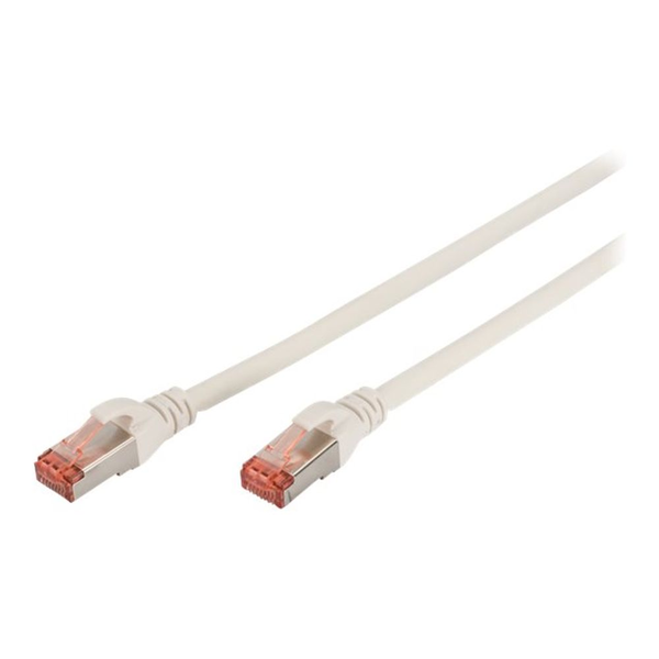 DIGITUS CAT 6 S/FTP Patchkabel, 10 Stück, 1m, weiß