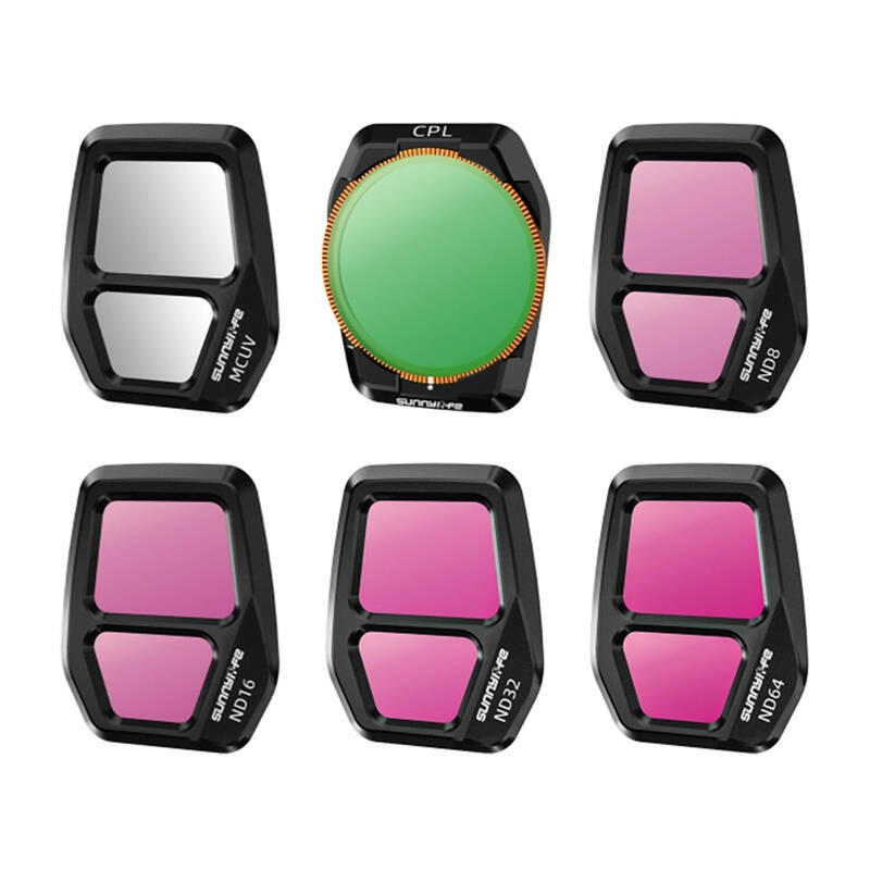 Sunnylife A3S-FI929 MCUV+CPL+ND8+ND16+ND32+ND64 Drón előtétlencse szett (A3S-FI929)