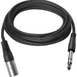 Vivolink PROAUDXLRJACKS1 cavo audio 1 m XLR 6.35mm Nero