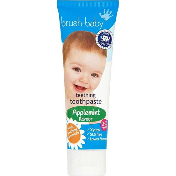 Brush-baby BRUSHBABY PASTA 0-2l 50mlJABŁ.MIĘT.