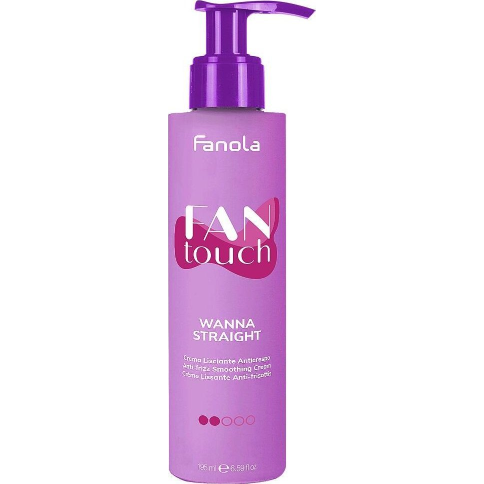 FANOLA Fan Touch Wanna Straight Anti-Frizz Smoothing Cream 200 ml (8008277765365)