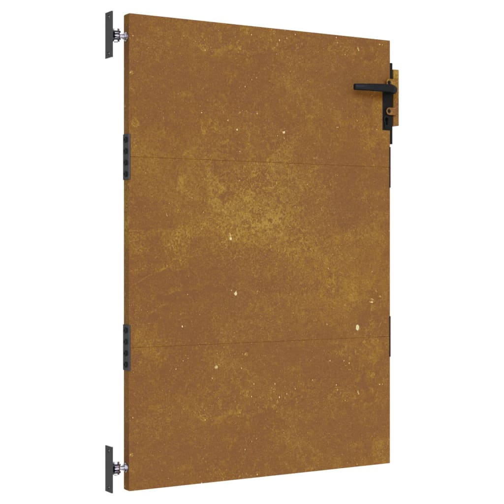 corten acél kerti kapu 85 x 125 cm (153258)