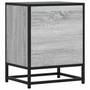 éjjeliszekrény szürke Sonoma 40x31x50 cm Gépi fa és fém
