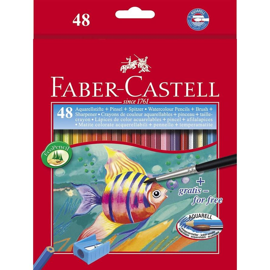 Faber Castell Buntstift Kinder Aquarell 48erKartonetui (114448)