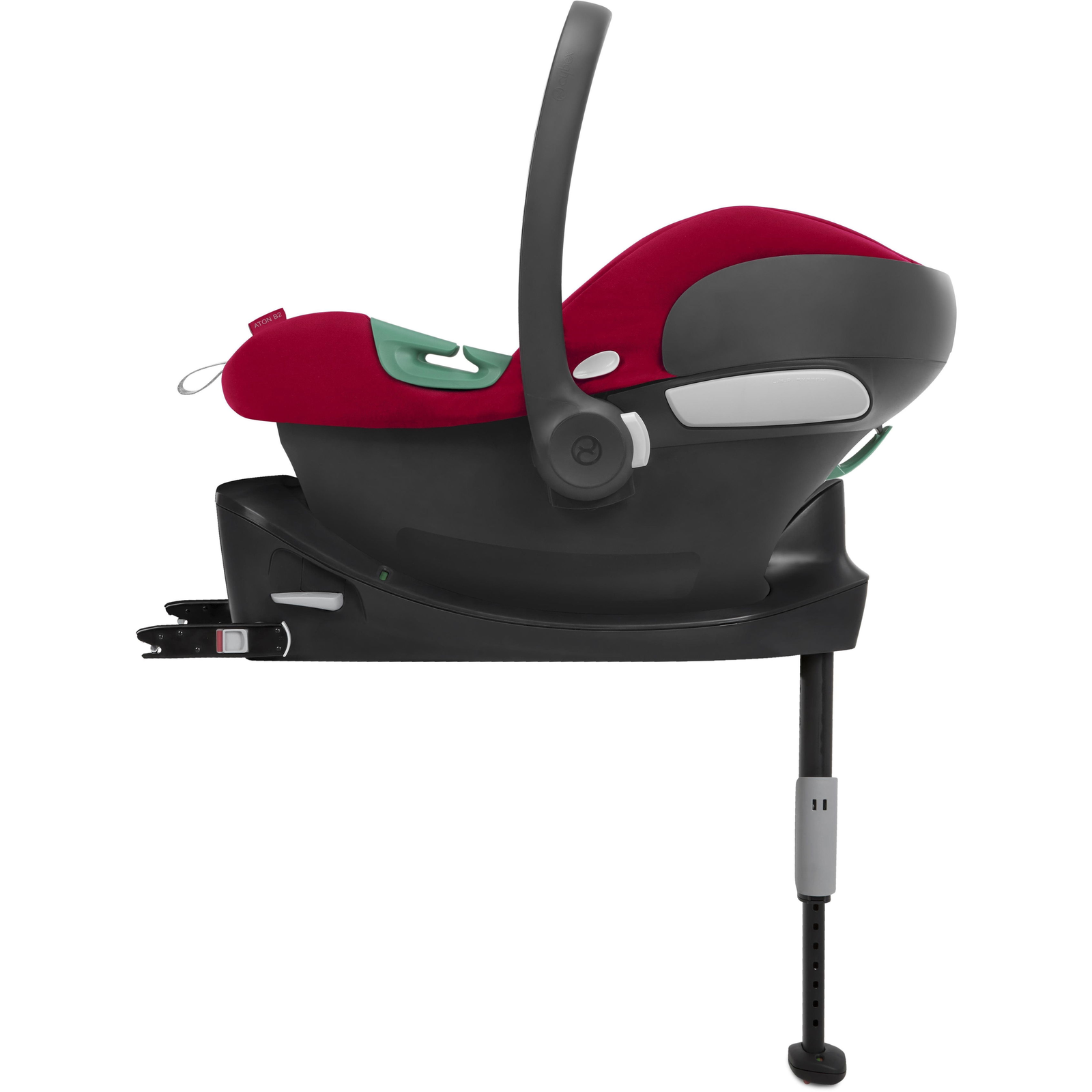 Cybex Aton B2 i-Size Gyerekülés Base ONE bázistalppal Dynamic Red (4063846220304)