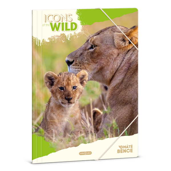 Ars Una Icons of the Wild-Lions 25 (5504) A4 gumis mappa (50215041)