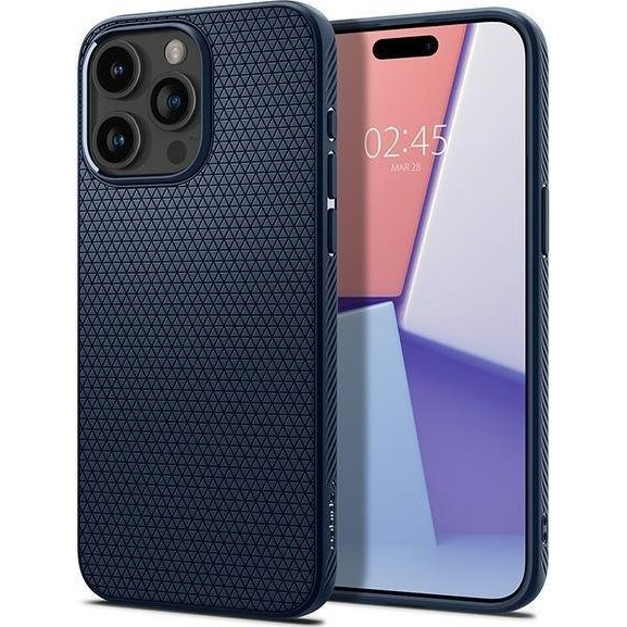 Spigen Liquid Air Apple iPhone 15 Pro Max tok, kék ACS06563 (Spi002484)