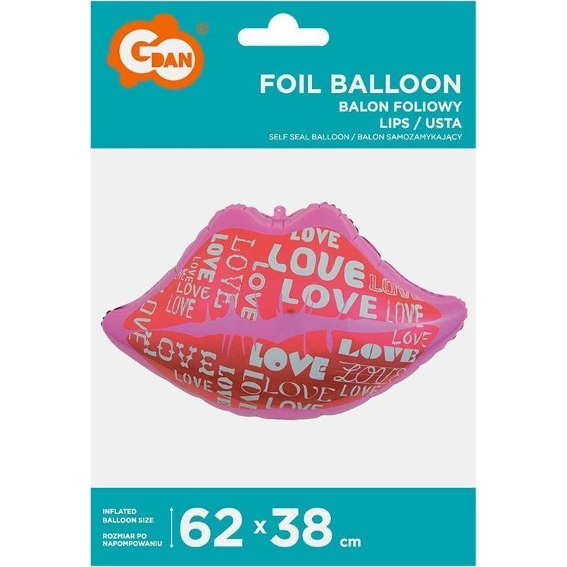 Fólia Lufi - Lips and Love, 62 cm (5902973148688)