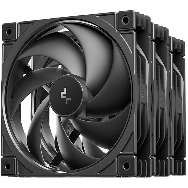 DeepCool FD12 V2 Computer behuizing Ventilator 12 cm Zwart 4 stuk(s)