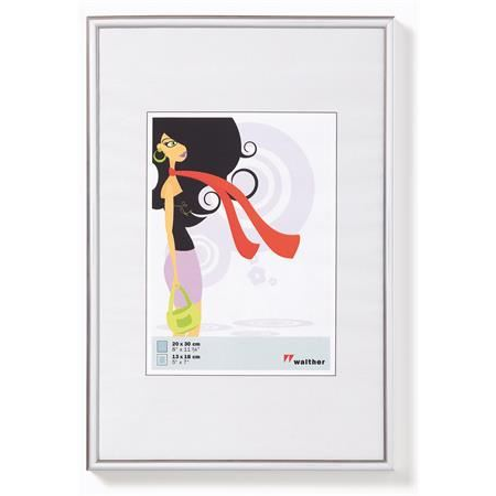 New Lifestyle képkeret műanyag 21x29,7cm ezüst (690-KV130S)