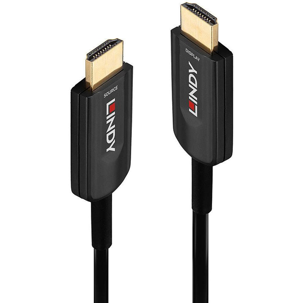 Lindy 38380 HDMI-kabel 10 m HDMI Type A (Standard) Sort