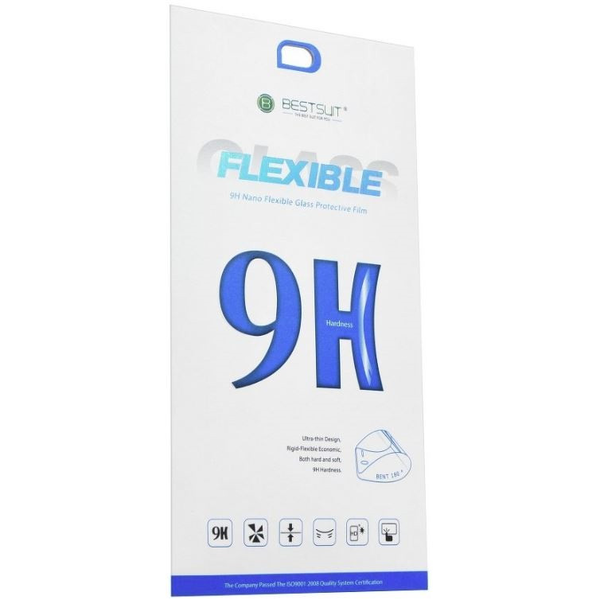 Apple iPhone XR / 11, Защитно фолио за екрана, удароустойчиво фолио, Tempered Glass (закалено стъкло), Nano Flexi Glass, Clear (85227)