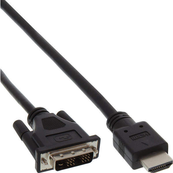 InLine 4043718064595 Videokabel-Adapter 3 m DVI HDMI Schwarz