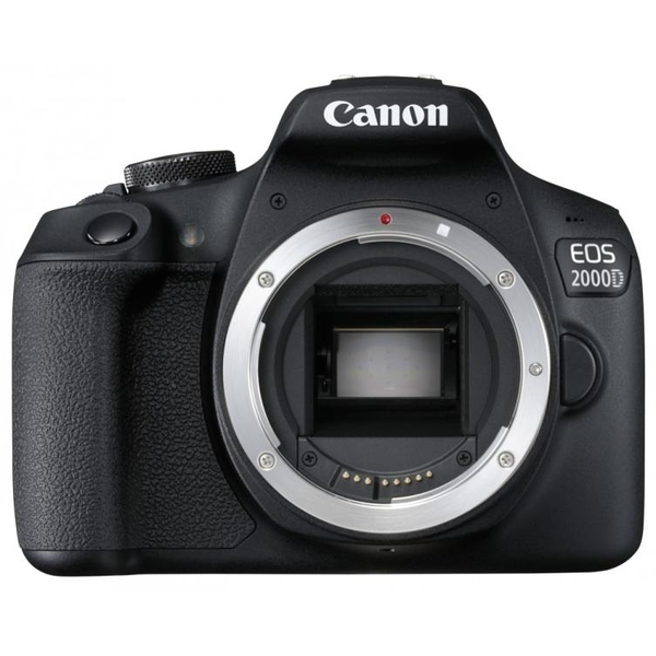 Canon EOS 2000D BK BODY EU26 SLR camerabody 24,1 MP CMOS 6000 x 4000 Pixels Zwart