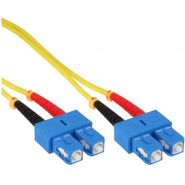 InLine 4043718096244 cavo InfiniBand e in fibra ottica 15 m SC Blu, Giallo