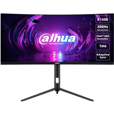 Dahua Technology LM30-E330CA pantalla para PC 76,2 cm (30") 2560 x 1080 Pixeles UltraWide Full HD LCD Negro, Rojo
