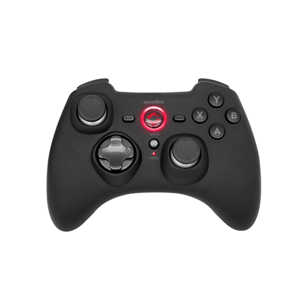 Speedlink SL-650110-BK RAIT Gamepad, vezetéknélküli - PC/PS3/Switch, fekete (SL-650110-BK)