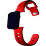 3mk Silicone Apple Watch S4/S5/S6/S7/S8/S9/SE/Ultra Okosóra Szíj 42/44/45/49mm - Piros