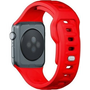 3mk Silicone Apple Watch S4/S5/S6/S7/S8/S9/SE/Ultra Okosóra Szíj 42/44/45/49mm - Piros