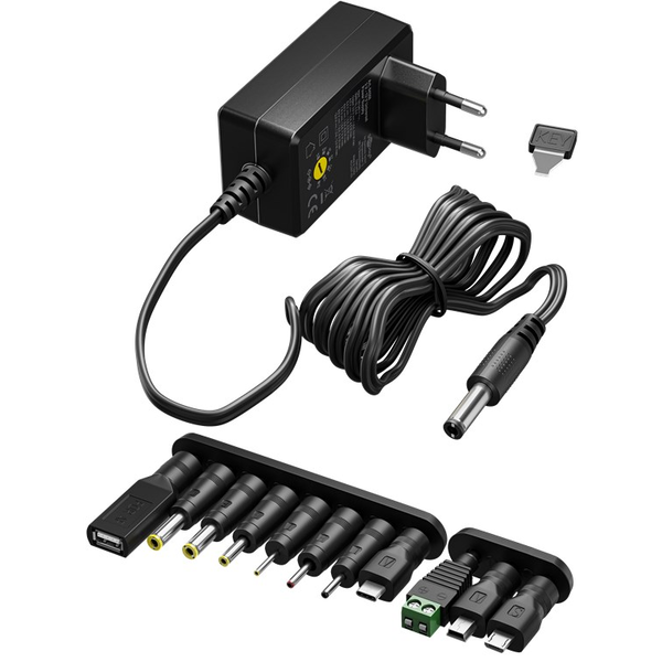 Goobay 64569 Univerzális tápegység 3V-12V (18W)