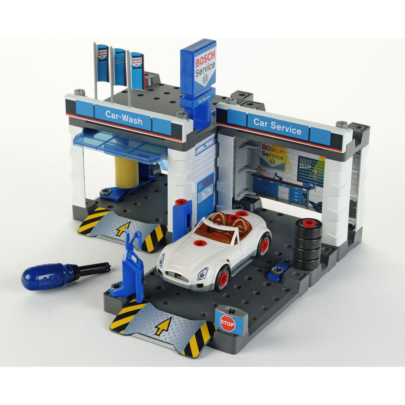 Детска автомивка и сервиз 2 в 1 Klein - От серията Bosch Service — 8647