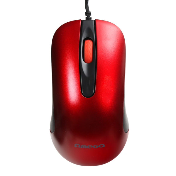 MYŠ OMEGA 1000DPI ČERNÁ RED ČERVENÁ