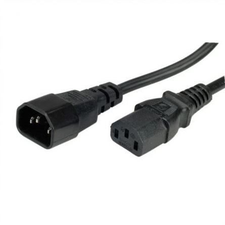 VALUE Apparate-Verbindungskabel IEC 320 C14 - C13 schwarz 0,5m