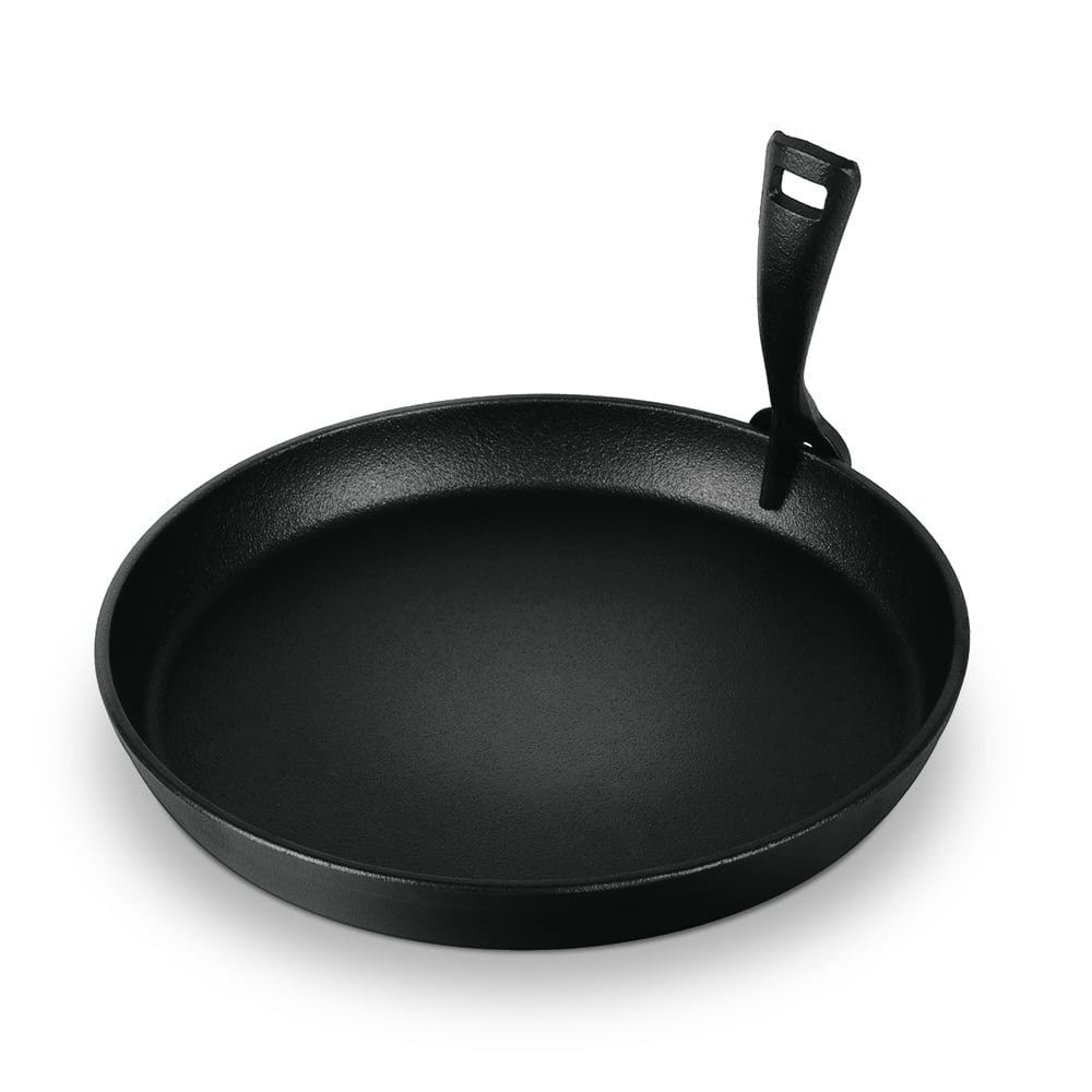 Berlinger Haus LP-BH-189 Öntöttvas kerek grill sütőlap levehető nyéllel 21 cm - Fekete (LP-BH-189)