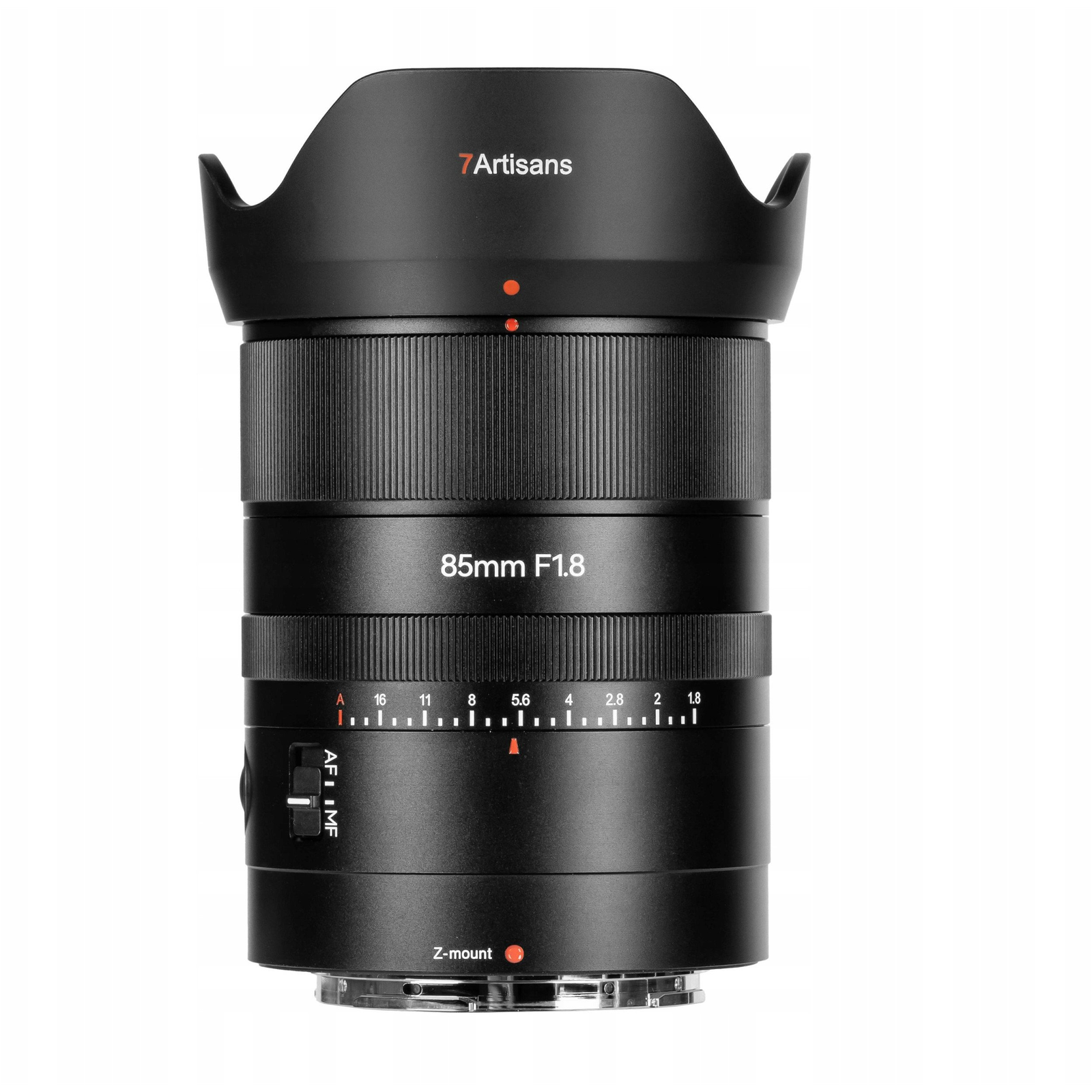 7Artisans AF 85mm F1.8 autofókuszos objektív (Nikon-Z) Full Frame AF fekete (AF85F18-Z) ( )