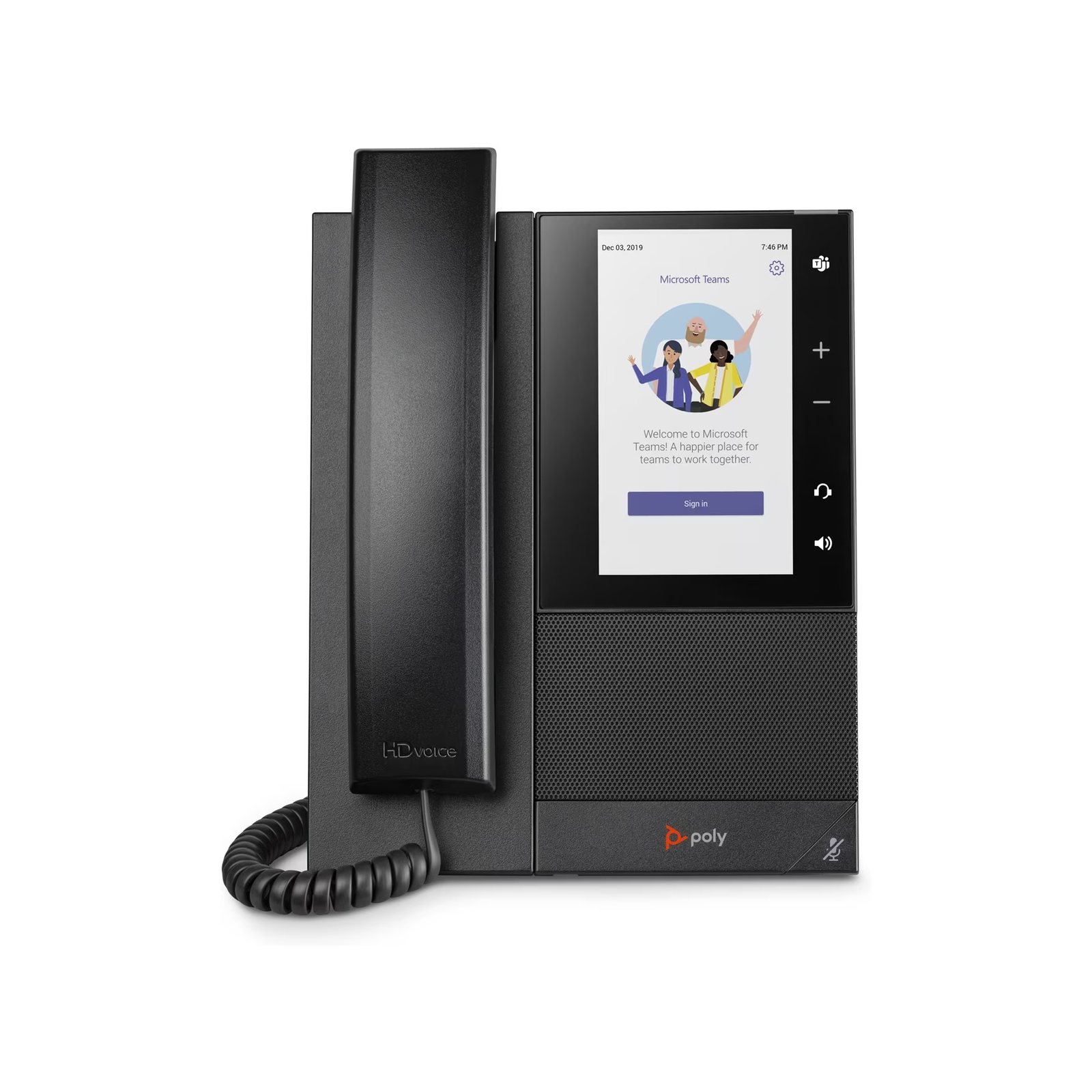 HP Poly CCX 505 Microsoft Teams VoIP Telefon - Fekete (82Z79AA)