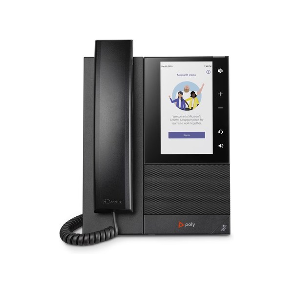 HP Poly CCX 505 Business Media Phone for Microsoft Teams and PoE-enabled telefono IP Nero 24 linee LCD Wi-Fi