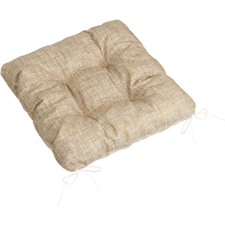 BELLATEX Lada Seat 41/013 quilted 40 × 40 cm cappuccino Uni (12492)