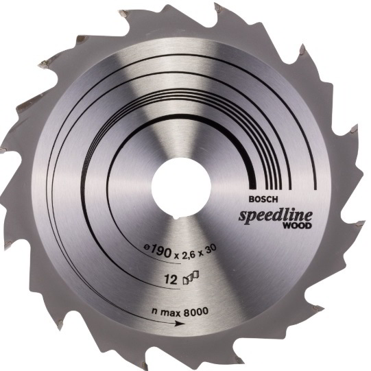 Bosch 2608640800 Speedline Wood 190mm Körfűrészlap (2608640800)