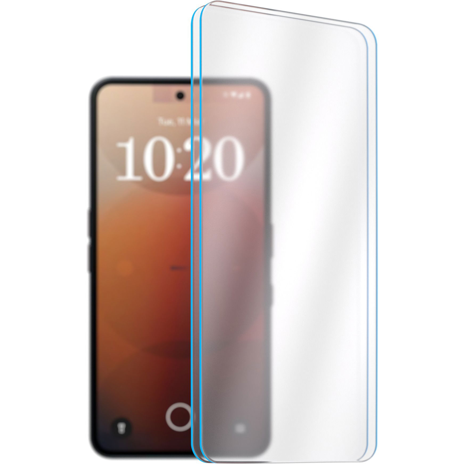 Alzaguard Case Friendly Glass Protector Nothing Phone (3a) 2.5D üvegfólia - 2db (AGD-TGC481ZP2)