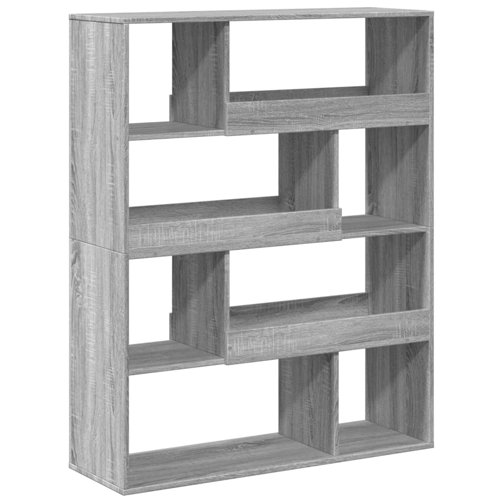 szürke sonoma színű szerelt fa térelválasztó 100x33x125,5 cm (3309488)