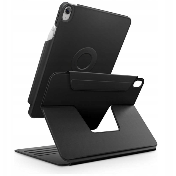 UNIQ Rovus 360 mágneses tok kitámasztóval 360 fokban forgatható Apple iPad 11 2025 / iPad 10.9 2022 fekete