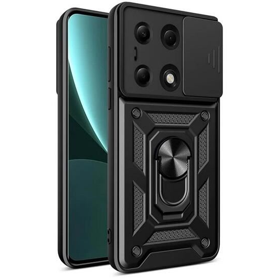 Gigapack Defender Xiaomi Poco M6 Pro 4G kameravédős tok fekete (GP-157144) (GP-157144)