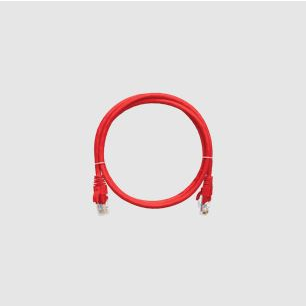 Nikomax Patch kábel UTP, CAT6, LSZH, 3m, piros