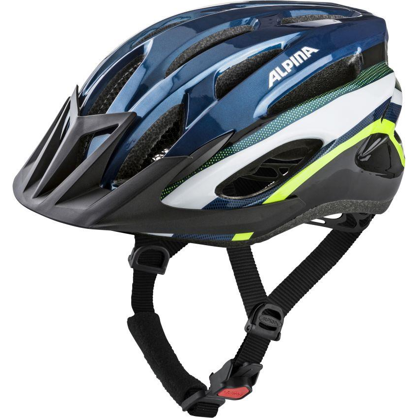 Alpina MTB17 Kerékpáros sisak - 54-58 méret Sötétkék/Neon (A 9719 1 81)