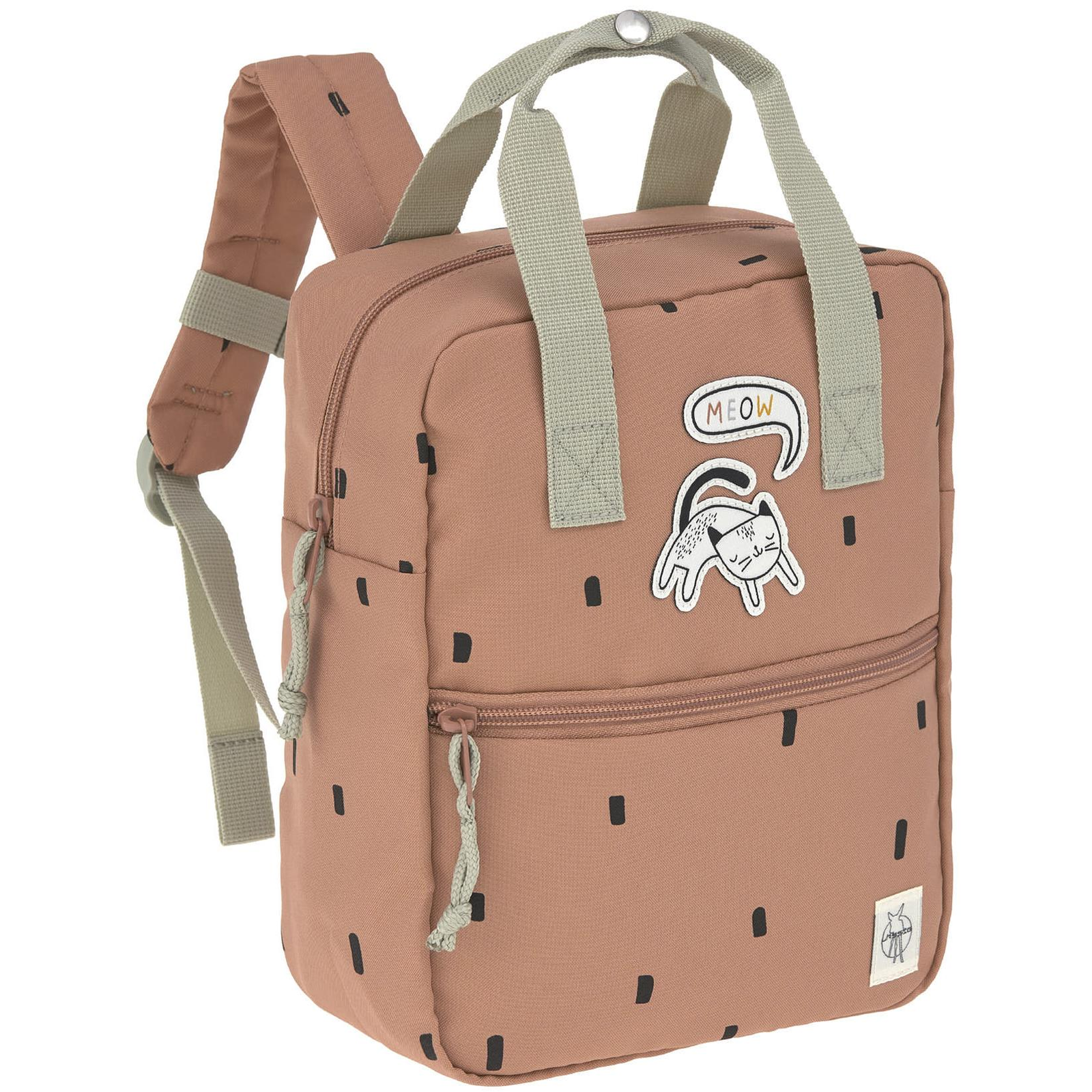 Lässig Mini Square Backpack Happy Prints caramel (4066239126009)