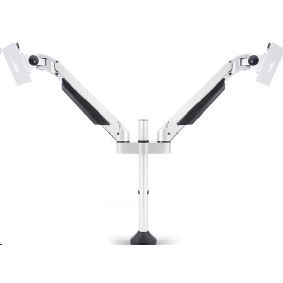 Multibrackets Gaslift asztali rögzítő LCD/PLAZMA/LED dupla karos konzol fehér (7350022737181) (7350022737181)