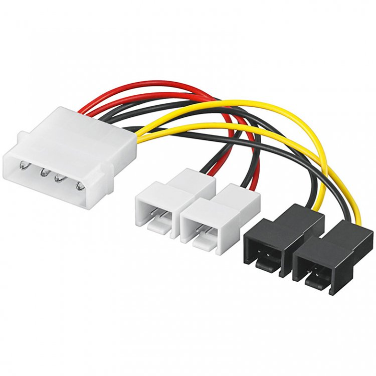 Akyga AK-CA-34 Molex/2 x 3-pin 12V/2 x 3-pin 5V Adapter (AK-CA-34)