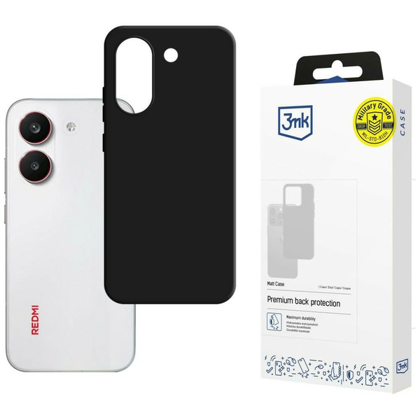 Černé matné pouzdro zadní kryt na POCO X8 Pro - 3mk Matt Case