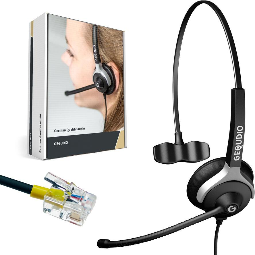 Gequdio WA9003 Mono Headset - Fekete (WA9003)