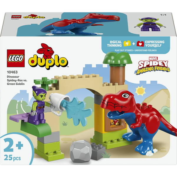 LEGO DUPLO SPIDEY REX VS GREEN GOBLIN DINOSAUR 10463