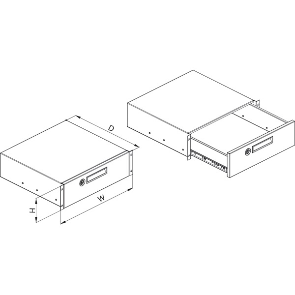 CONTEG polc fiók 19