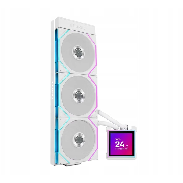 Processzorhűtő Lian Li HYDROSHIFT II LCD-S 360TL AiO  - Fehér