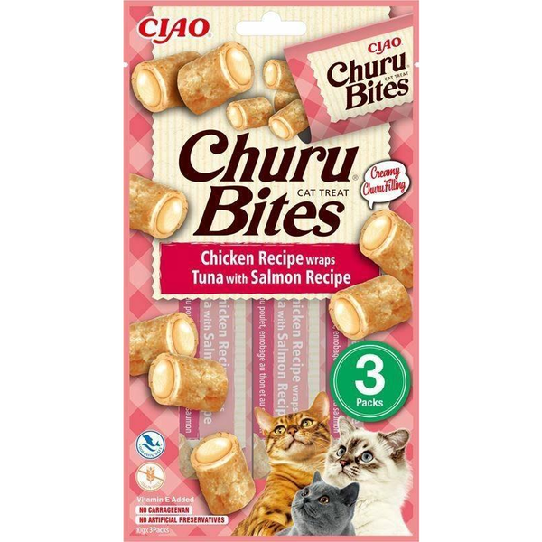 Inaba Cat Churu Bites - Tonhal Lazaccal 3 X  10 G